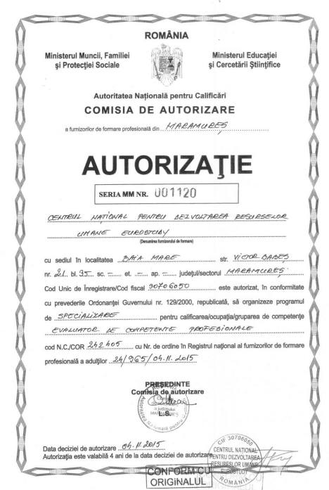 Certificat