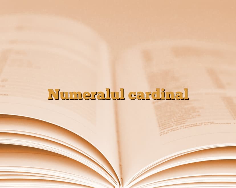 Numeralul